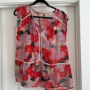 Sheer Floral top